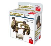 Two US Rangers Team IN Reconnaissancemaquette Figura Re