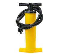 Two Way Manual Air Pump, 4L High-Pressure Hand Inflator, Wear-Resistant Portable Blower with Multi Nozzle Heads, Compact Inflation Tool, Perfect for Raft, Inflatable Beds, 8.66x3.74x17.32 Inches
