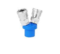 Two-Way Three-Way Pneumatic Fittings C Type Quick Compressor Coupler for Pump Pneumatic Tools Round Auto-Lock Connector Set (Color : Round 2-Way) Plumbing Fittings