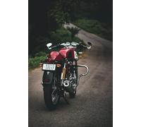 Two Wheels, Endless Roads: Motorcycle-Themed Lined Notebook for Riders and Adventurers | Ideal for Journals, Notes, and Planning | Glossy Cover