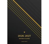 Two Year Planner 2026-2027: 2 Years 24 Months of Monthly Planning from Jan. 26 to Dec. 27 Appointment Book with Holidays and Inspirational Quotes, Large organizer and Schedule 8.5x11”