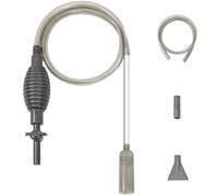 twocorn Herramientas esenciales de limpieza para peceras, logra un acuario impecable con el limpiador de peceras de 8.5 pies, aspiradora de acuario, aspiradora de grava y bomba de sifón