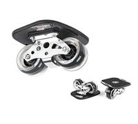 TWOLIONS-GROM Pro Skates Drift Skates,(Freeline saktes) Pedal de acero Con ruedas de la PU de 72 milímetros con los cojinetes（Esquerda, direita） ABEC-7 (Transparente)