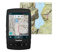 TwoNav Aventura 2 Plus + Mapa España Topo Completo, GPS de Mano con Pantalla Amplia 3.7 Pulgadas, Botones y Joystick para montaña, Alpinismo, Trekking o Senderismo con mapas incluidos. Color Turquesa