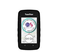 TwoNav Cross Plus (64 GB) + mapa completo de Gran Bretaña Topo instalado, GPS para bicicleta con pantalla de 3.2 pulgadas para MTB, ciclismo, trekking o senderismo con mapas incluidos. Color Turquesa