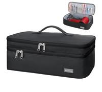 TWOOKTY Estuche de transporte de viaje de doble capa portátil para mujer, compatible con secador de pelo Revlon de un solo paso y cepillo de aire caliente y accesorios Scandihome Series (solo bolsa),