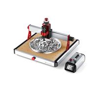 Twotrees Fresadora CNC TTC450 Ultra 500W, conmutable entre CNC y modo de grabado láser, con controlador de pantalla táctil de 3.5 pulgadas, máquina de grabado CNC para metal, aluminio, madera