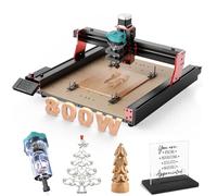 Twotrees TTC450 Pro 800W Trimmer Kit Wood Trimmer Router CNC Router CNC Área de trabajo 460 x 460 x 80 mm para grabado, corte de MDF, acrílico, madera maciza Nylon