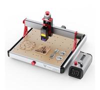 Twotrees TTC450 Ultra 500W CNC Fresadora se destaca por el fácil cambio entre modo CNC y modo láser, incluye un módulo láser de 20W y cuenta con una pantalla táctil IPS de 3,5 pulgadas