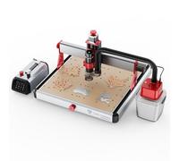 Twotrees TTC450 Ultra de Fresadora CNC 500W Fácil cambio entre los modos CNC y láser. Incluye aspiradora M1 y máquina de grabado CNC con pantalla táctil IPS de 3,5 pulgadas preinstalada