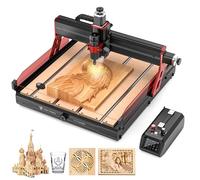 Twotrees TTC6050 - Fresadora CNC de 500 W, con iluminación, sensor de infrarrojos y soporte para diferentes tipos de husillos, fresadora de grabado CNC de 3 ejes para metal, madera, acrílico, 600 x