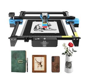 Twotrees TTS-55 Pro 20W grabador láser para rompecabezas 3D Potencia del láser de 5,5 W con placa de panal del mismo tamaño Reducción de humos y polvo para cortes más limpios