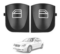 Twowinds - Botón Elevalunas A2038210679 Compatible con Mercedes Clase C W203 - Puerta Izquierda (lado conductor) - Botón Ventanilla (2 Unidades)