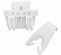 Twowinds - Clip Elevalunas 7700842241 Compatible con Renault Clio 2, Thalia (a partir de 1998) - Puerta Delantera Derecha o Izquierda (ambos lados) - 7700842240 - Regulador Ventana (2 piezas)