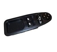 Twowinds - Interruptor Elevalunas 6554.ZJ Compatible con Citroën Jumpy 2, Fiat Scudo 2, Peugeot Expert 2 - Puerta Delantera Izquierda (lado conductor) - Botonera Ventanilla - Botón Espejo Retrovisor