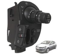 Twowinds - Mando Limpiaparabrisas 8201590631 Compatible con Renault Clio 3 (2005-2012) Kangoo Modus (2004-2012) - Columna Dirección, Volante Izquierdo (lado conductor) - 7701068115 - Interruptor Radio