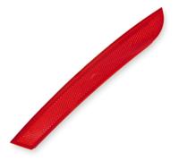 Twowinds - Reflectante Parachoques 1P0945106B Compatible con Seat Leon 1P (2006-2010) - Parachoques Trasero Derecho (lado pasajero) - Catadióptrico - Reflector Rojo