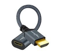 Twozoh Adaptador HDMI Macho a Mini HDMI Hembra, Macho HDMI a Hembra Mini (Tipo A a Tipo C) 3D/4K 1080p HDMI 2.0 (20CM)