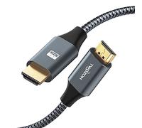 Twozoh Cable HDMI 4K 0,3M, Cable HDMI 2.0 de Alta Velocidad, Cable HDMI Trenzado Compatible con PS5, PS3, PS4, PC, Proyector, HDTV, Xbox