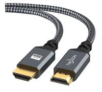 Twozoh Cable HDMI 4K 2M, Cable HDMI 2.0 Trenzado de Nailon de Alta Velocidad 4K@60Hz a 18Gbps Compatible con PS5, PS3, PS4, PC, proyector, 4K UHD TV/HDTV, Xbox