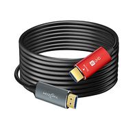 Twozoh Cable HDMI de fibra óptica 10M, 4K fibra HDMI Cable Compatible con 3D/4K@60Hz/18Gbps