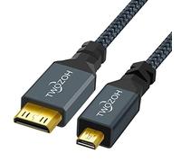 Twozoh Cable Micro HDMI a Mini HDMI, Tipo D a Tipo C, Soporte 3D/4K 1080p 0,5M