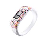 TWRQA Correa de reloj de silicona para Garmin Vivofit JR 2 / Vivofit 3 Niños Samrt Watch Soft Muñequera deportiva, S, Ágata