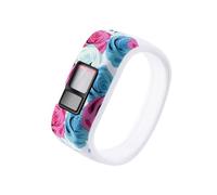 TWRQA Correa de reloj de silicona para Garmin Vivofit JR 2 / Vivofit 3 Niños Samrt Watch Soft Muñequera deportiva, Large, Ágata