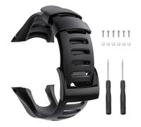 TWRQA Para Suunto Ambit 3 Band, Correa de repuesto para Suunto Ambit 3 Strap - Correa de reloj premium para Suunto Ambit 3 Peak, 3 Sport, 3 Run, 2R, 2S, 2, 1(Black)