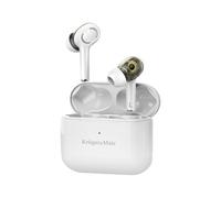 TWS Kruger & Matz M4 Pro Auriculares Inalámbricos Intracanal Dual Driver con Micrófono Integrado, Estuche de Carga KMPM4