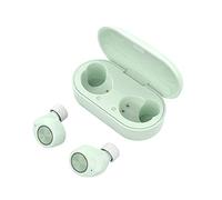 TWS-TW60 - Auriculares deportivos inalámbricos BT5.0, auriculares intrauditivos con caja de carga recargable de 400 mAh, compatible con carga inalámbrica, reducción de ruido, ajuste cómodo