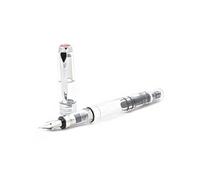 TWSBI Diamond Clear 580, pluma Stub 1.1, pluma, demostrador, pluma de pistón, pistola, bolígrafo fuente