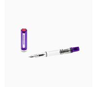 Twsbi Eco Transparent Purple Pluma M - Pluma estilográfica