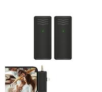 TWSOUL Lavalier Micrófono Mini Micrófono para i-Phone i-Pad, Micrófono Lavalier inalámbrico, Plug Play, Micrófono Lavalier Inalámbrico, Micrófono Inalámbrico para Grabación (A)