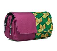 TWSTIV Estuche para lápices de anime Kamado Tanjirou Nezuko para cosplay, estuche para lápices, estuche de papelería de gran capacidad con cremallera, 2. Tomioka Giyuu, Caja