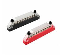TWTCZOZ 2 Piezas Colectora Cobre Industrial Base Aislada Compacto Colectora con rminales Tornillo Bloque Distribución Corrien Continua