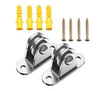 TWTCZOZ 2 Piezas de Polea Elevadora Silenciosa con Rodillos Y Rodamientos, Capacidad de Carga de 176 LB. Accesorio Profesional.