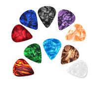 TWTCZOZ 24 Piezas Púa de Guitarra Juego de Plectros Accesorios para Guitarra Bajos Púas Plástico Ligero Aptas para Guitarra Acústica Eléctrica Bajos, Multicolor 0.96mm