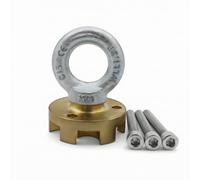 TWTCZOZ Adaptador con Pernos Seguro Herramienta Marino, Adaptador Elevación, Resistente a la Corrosión, para Talleres Náuticos