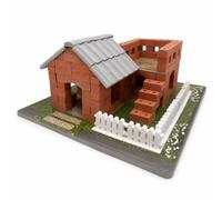 TWTCZOZ Bloques de Construcción para Niños con Elementos Realistas y Resistentes Favorece la Creatividad y el Aprendizaje Práctico al Estructuras Adecuado, Pequeño Patio