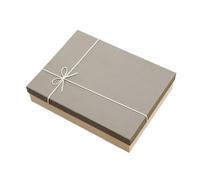 TWTCZOZ Caja de Regalo Vacía para El Día de La Madre, El, Cumpleaños, Celebraciones Y Bodas, gris y, tal como se describe
