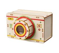 TWTCZOZ Cámara Estenopeica, Juguete Educativo para Aprender óptica, Modelo de Física de Madera, 4,7 X 3,2 X 3 Pulgadas.