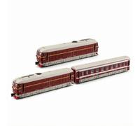 TWTCZOZ Children Electric Locomot Locomotora Eléctrica Tren Juguete con Diseño Clásico Movimiento Suave y Detalles de Aleación Adecuado para Niños Juegos y Exhibición, Rojo