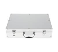 TWTCZOZ Estuche de Transporte para Micrófono, Estuche Profesional para Micrófono, Caja de Almacenamiento Rígida para Micrófono, Estuche para Sala de Chat, Sal, Argenta sosteniendo 4