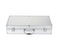 TWTCZOZ Estuche de Transporte para Micrófono, Estuche Profesional para Micrófono, Caja de Almacenamiento Rígida para Micrófono, Estuche para Sala de Chat, Sal, Argenta alargar