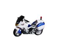 TWTCZOZ Figuras de Policía a Escala 1:64, Colección de Modelos de Diminutas, Figuras de Resina en Miniatura para Decoración, 1 Motocicleta