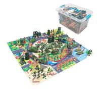 TWTCZOZ Juego de Figuras de Acción para Niños, Set de Juego de Escenas de Batalla con Estuche de Transporte, Set de Figuras de Acción para Niños.
