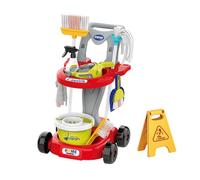 TWTCZOZ Juego de Limpieza para Niños Pequeños, Escoba Y Juego de Limpieza para Tareas Domésticas, Juguete para Niños, 20 Piezas