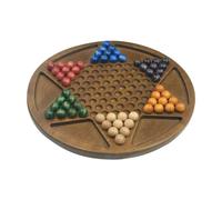 TWTCZOZ Juego de Mesa de Damas Chinas, Regalos Navideños, Juego de Estrategia Clásico, 60 de Madera.
