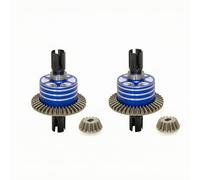 TWTCZOZ Juego Engranaje Diferencial Coche RC Aleación 39T Pieza Repuesto Precisión Transmisión Tornillería Montaje Manual Compatible XV02 TT02 MB01 BT01 XM01,